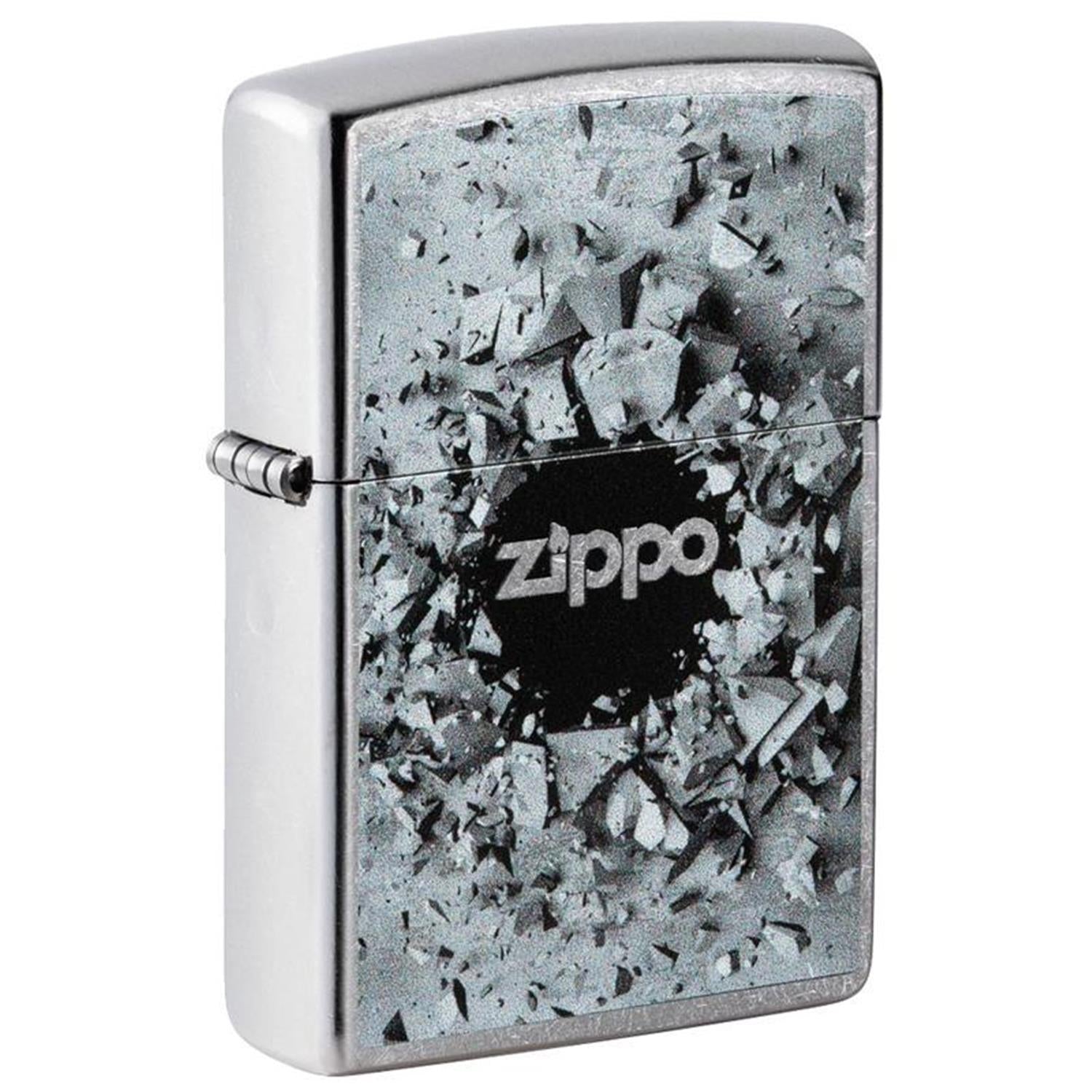 Zippo Benzinfeuerzeug Concrete Hole Design Zippo